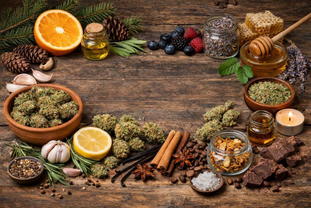 Najpopularniejsze profile terpenowe odmian marihuany