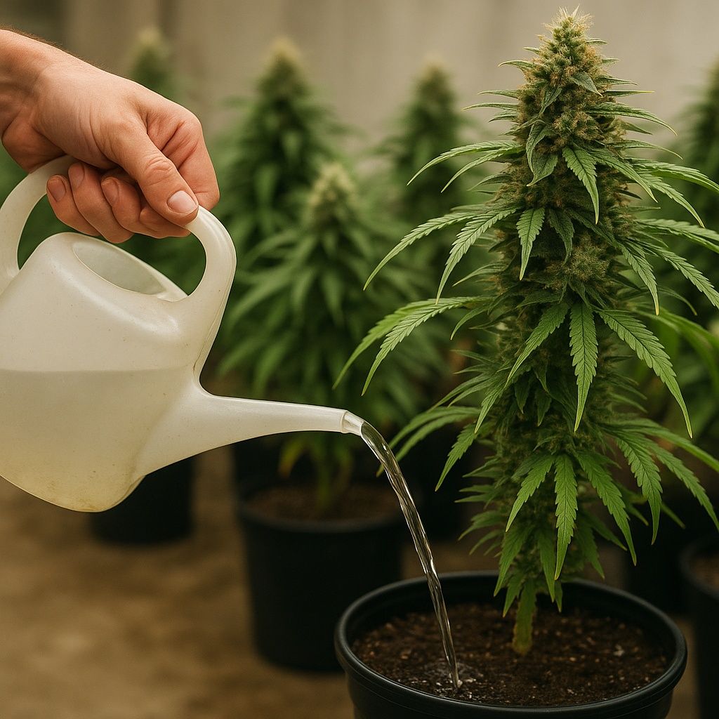 Przeplukiwanie marihuany przed zbiorami 5