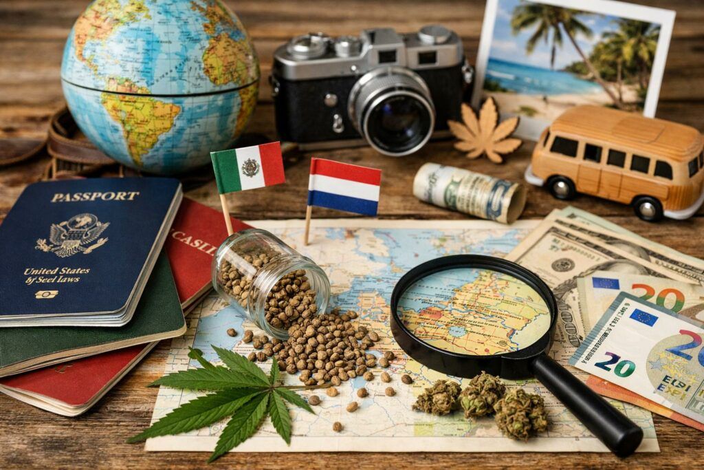 Przewozenie nasion marihuany za granice