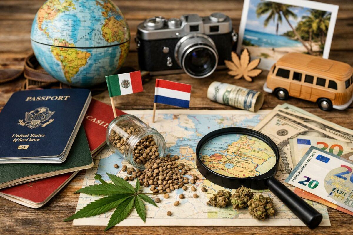 Przewozenie nasion marihuany za granice