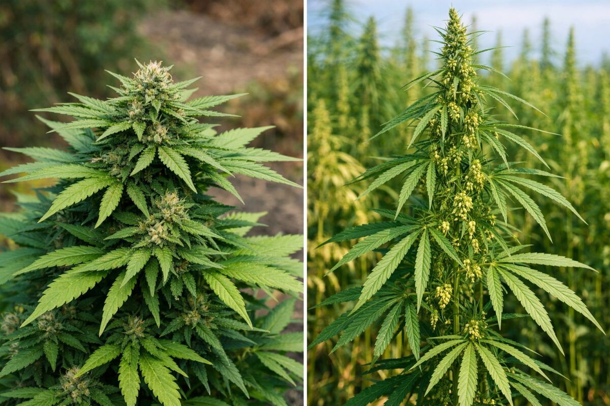 Roznie miedzy konopiami siewnymi