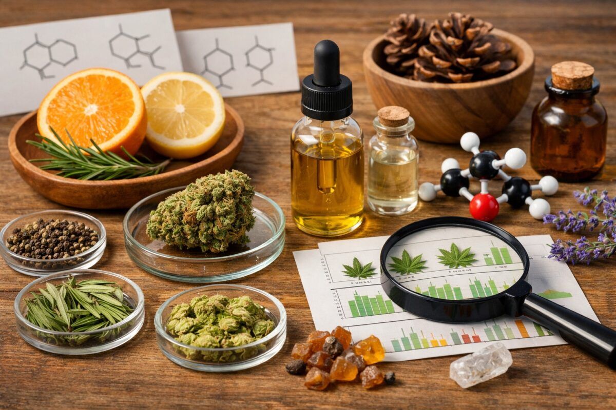 Terpeny w odmianach marihuany